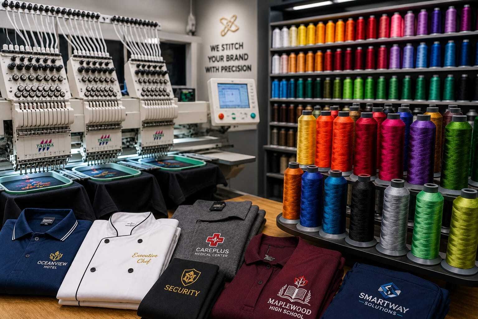 Restaurant Uniform Embroidery